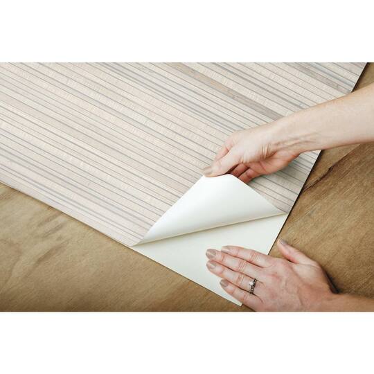 RoomMates Faux Bamboo Grasscloth Peel & Stick Wallpaper